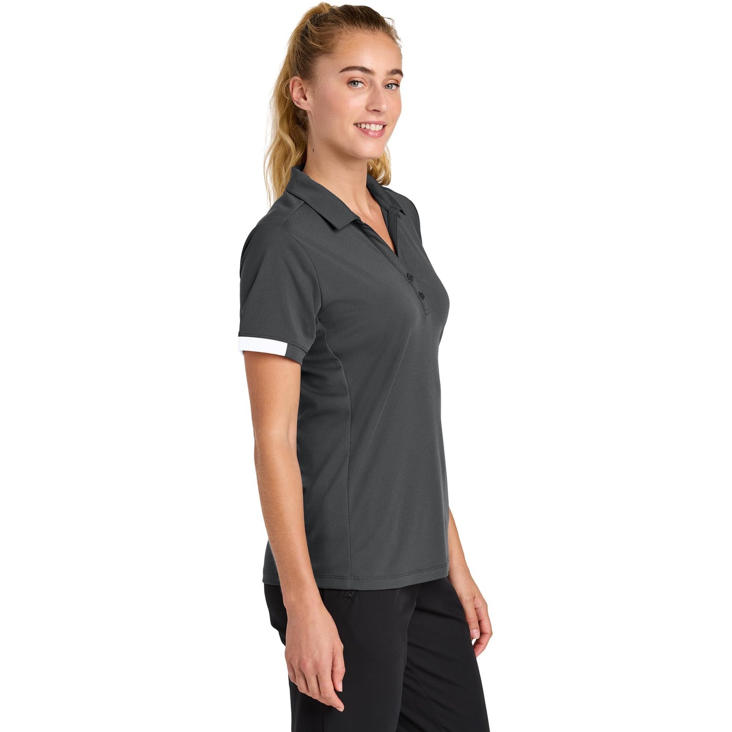 Black/Deep Red Polo Shirts - Sport-Tek - Stylish Design