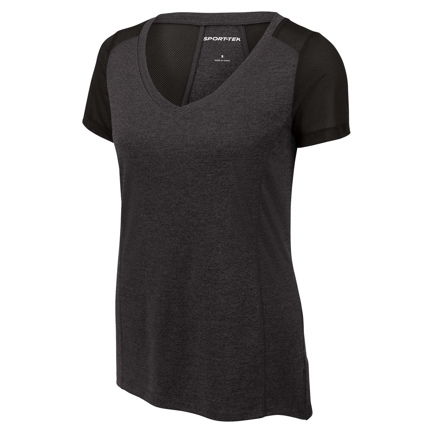 Black Heather T-Shirt - Sport-Tek - Performance Fabric