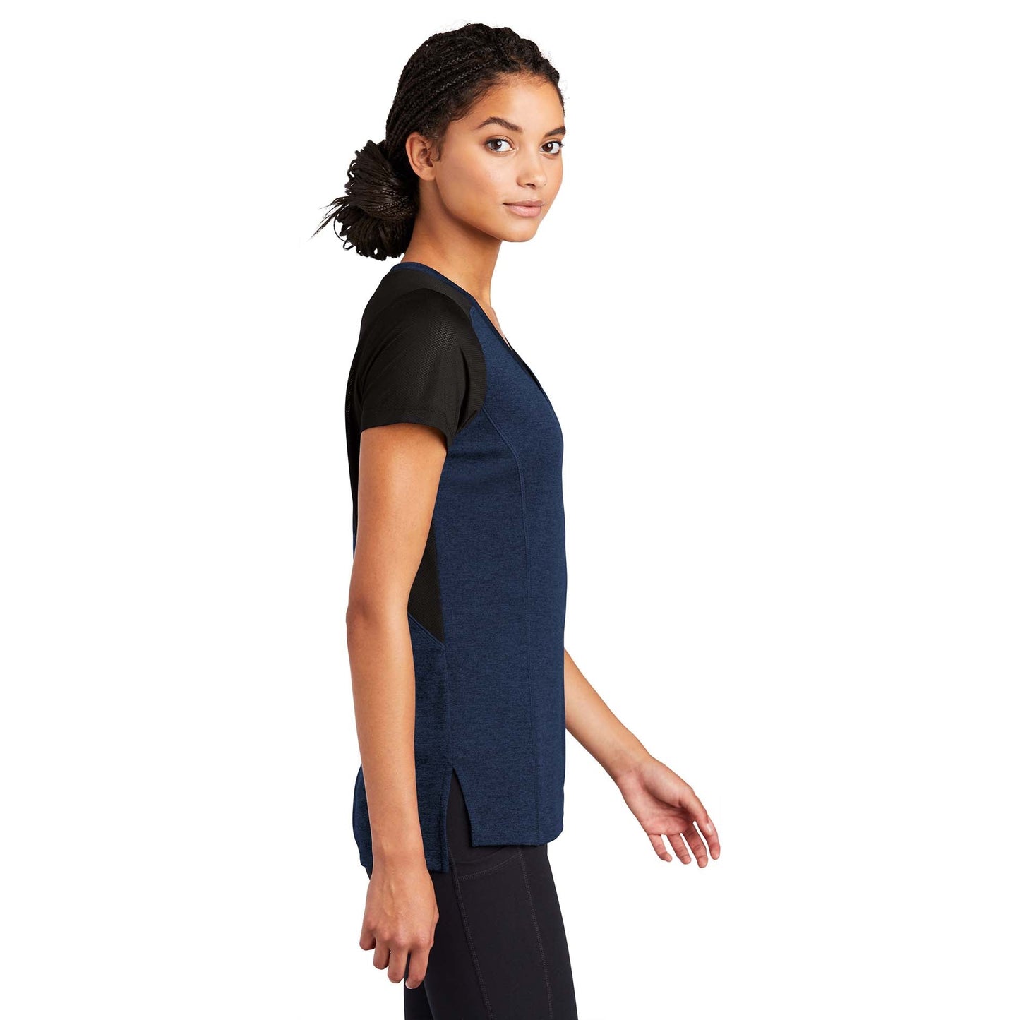 Black Heather T-Shirt - Sport-Tek - Performance Fabric