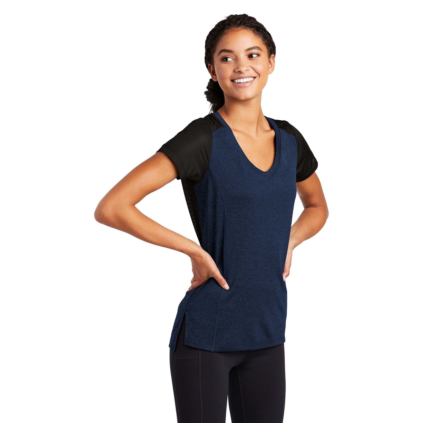 Black Heather T-Shirt - Sport-Tek - Performance Fabric