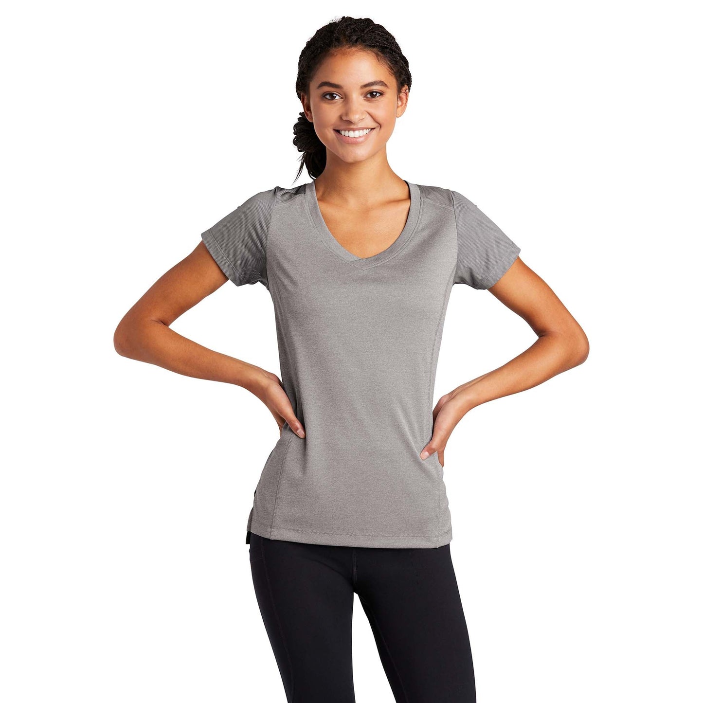Black Heather T-Shirt - Sport-Tek - Performance Fabric