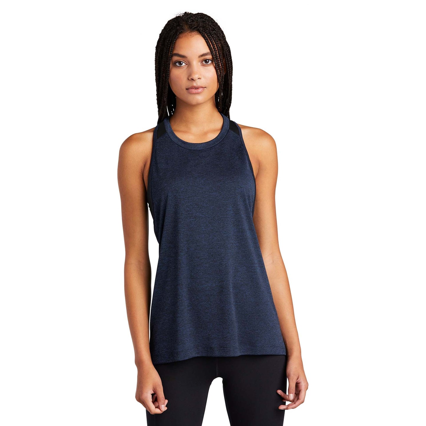 Black Heather Tank Top - Sport-Tek - Breathable Fabric