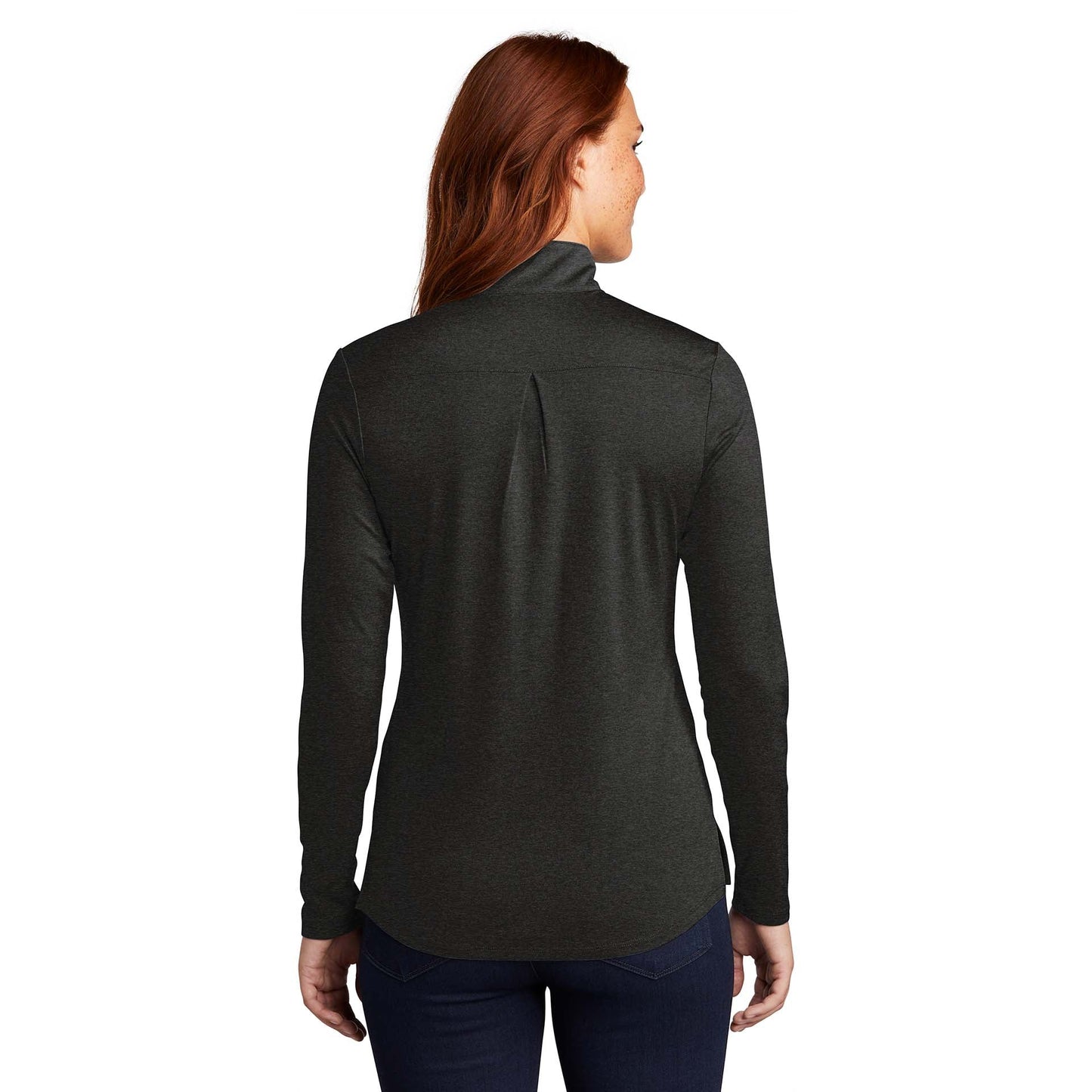 Black Heather Sweatshirt - Sport-Tek - Lightweight Design