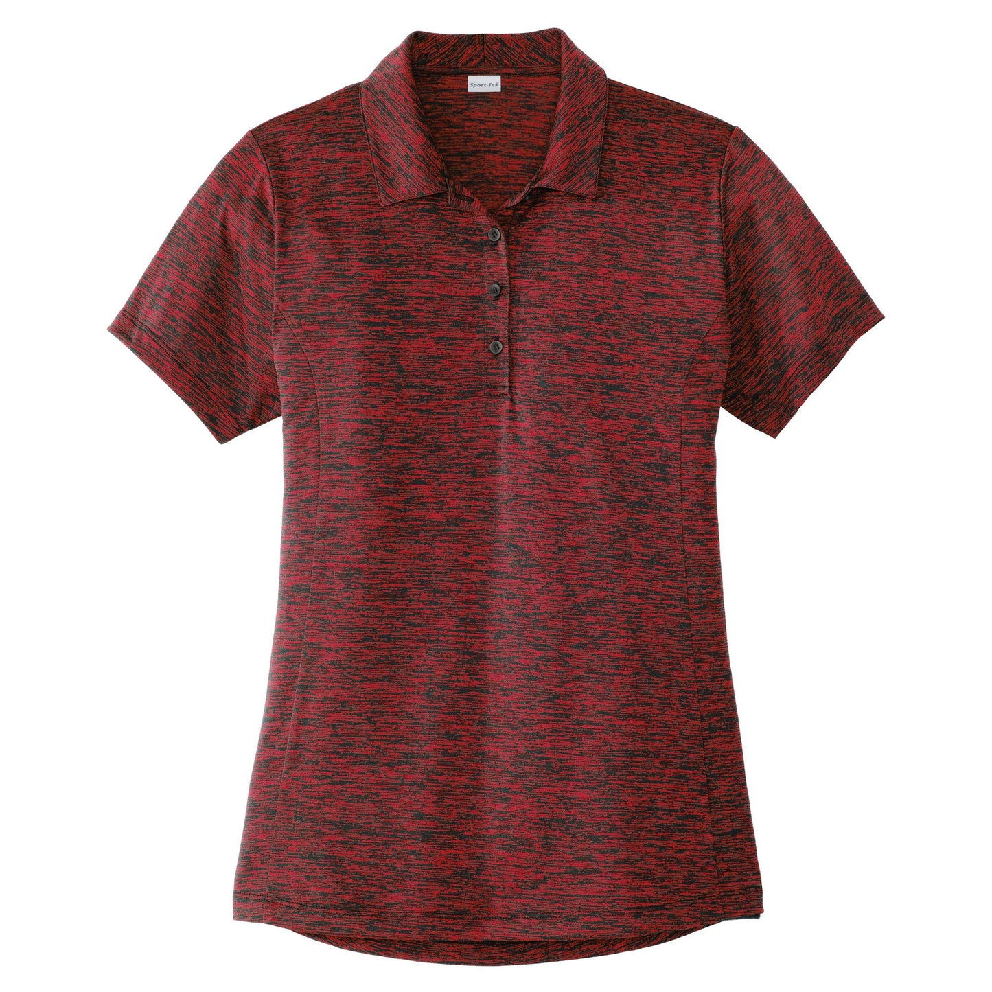 Black Electric Polo - Sport-Tek - Stylish Heather Design