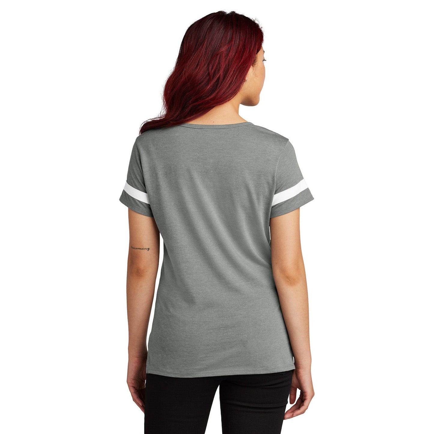 Black/Deep Red T-Shirts - Sport-Tek - Stylish Notch Tee
