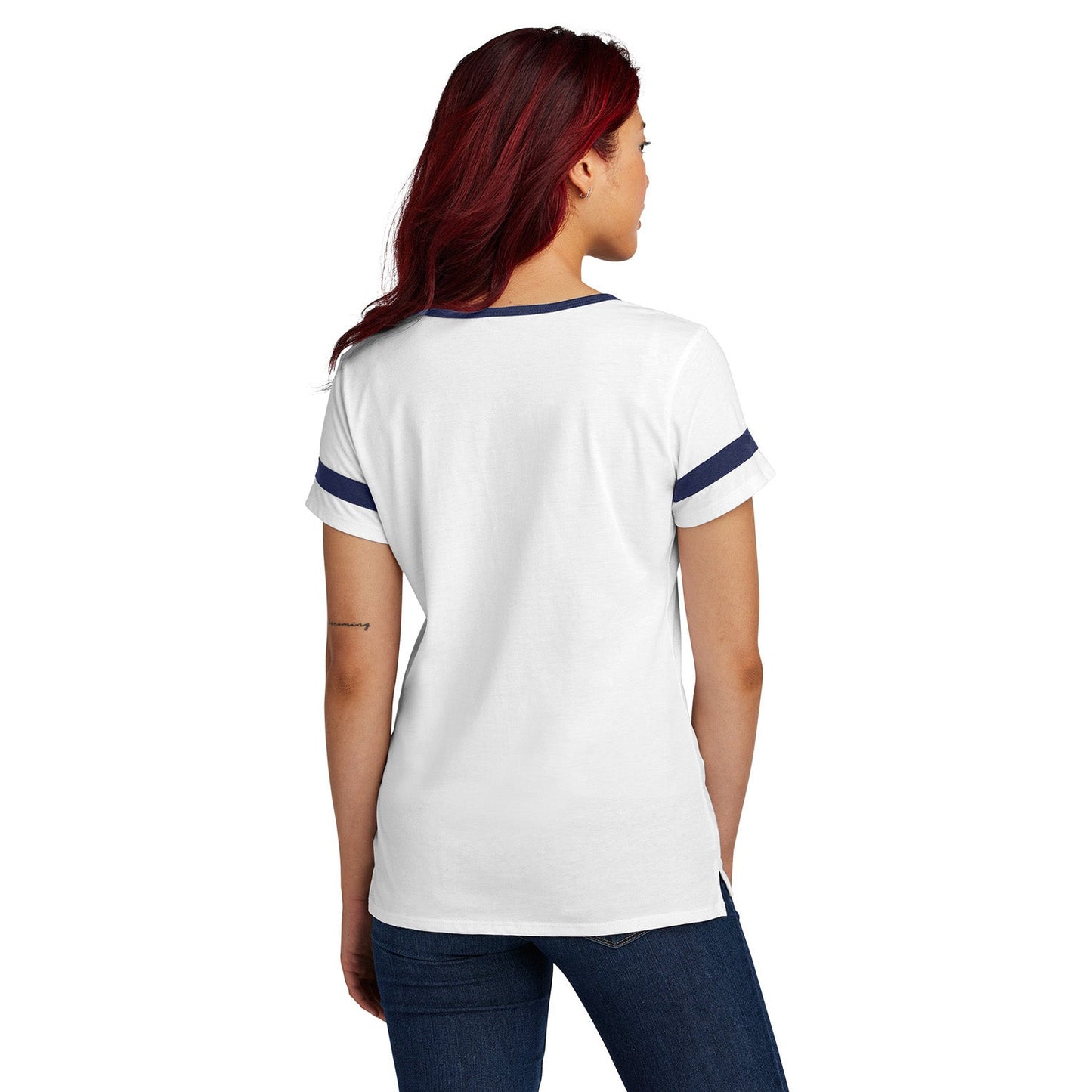 Black/Deep Red T-Shirts - Sport-Tek - Stylish Notch Tee