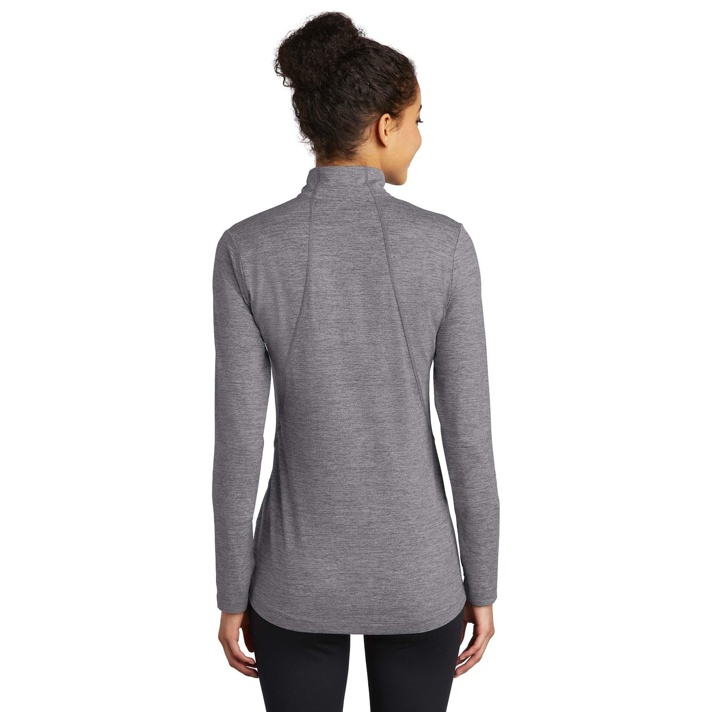 Dark Denim Heather Sweatshirt - Sport-Tek - Stretchable Fabric