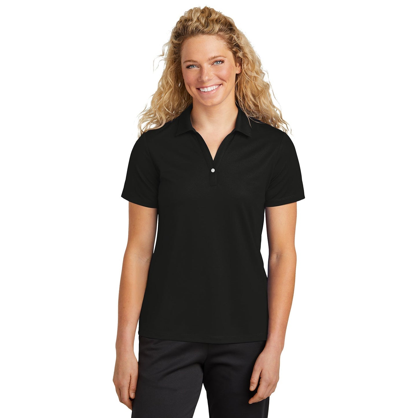 Black Polo Shirts - Sport-Tek - Micropique Fabric