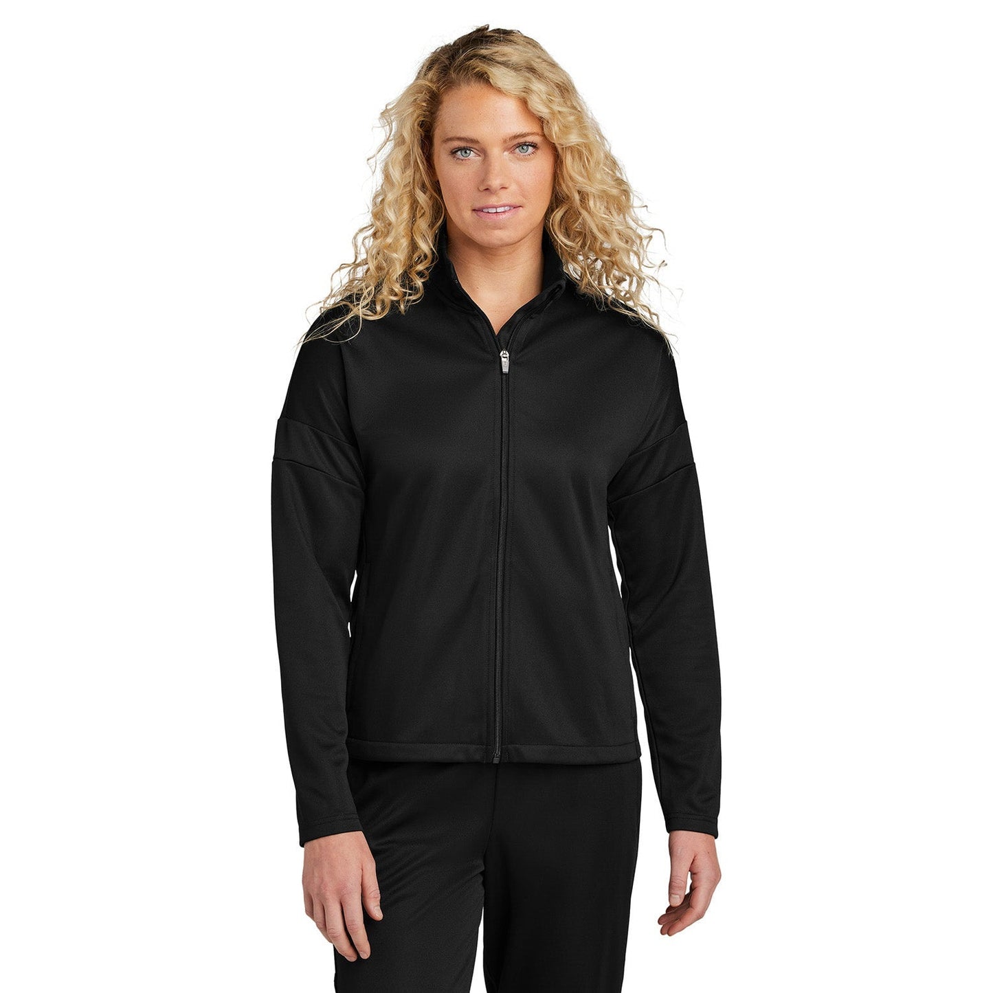 Black Fleece Jacket - Sport-Tek - Moisture-Wicking
