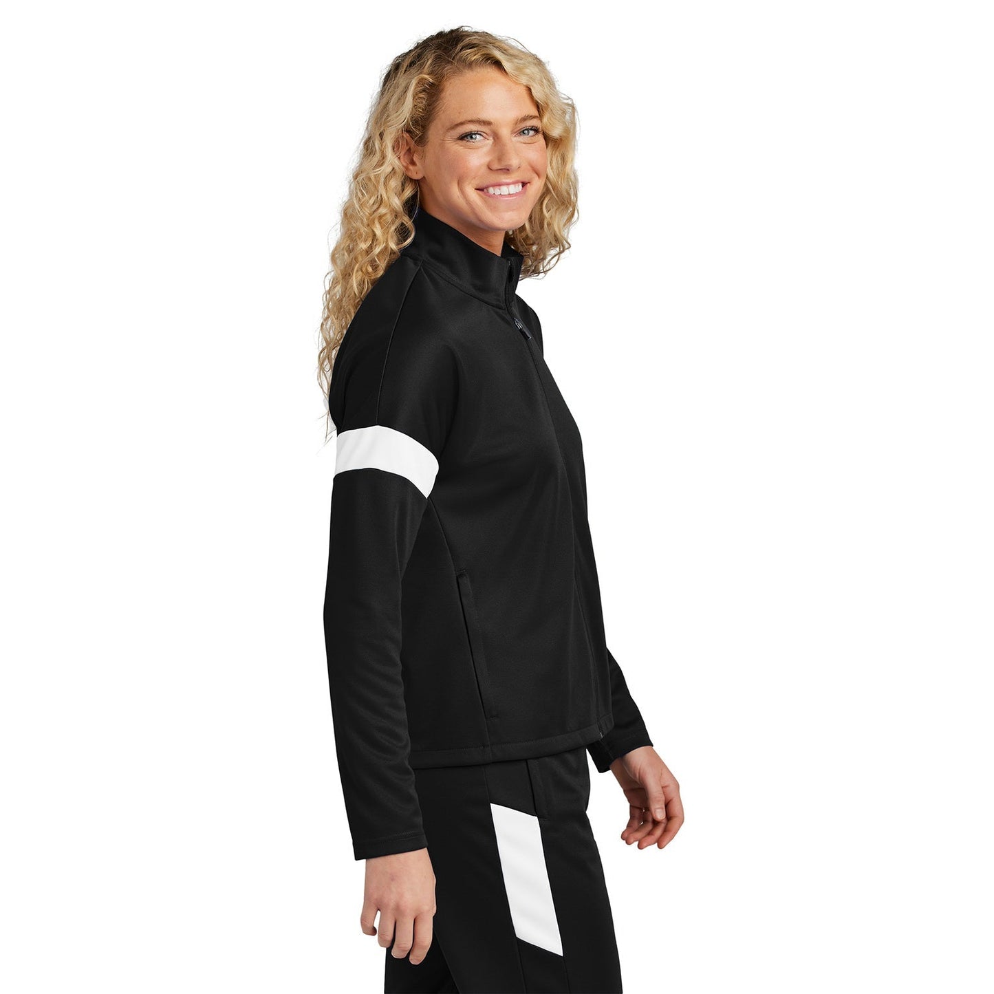 Black Fleece Jacket - Sport-Tek - Moisture-Wicking