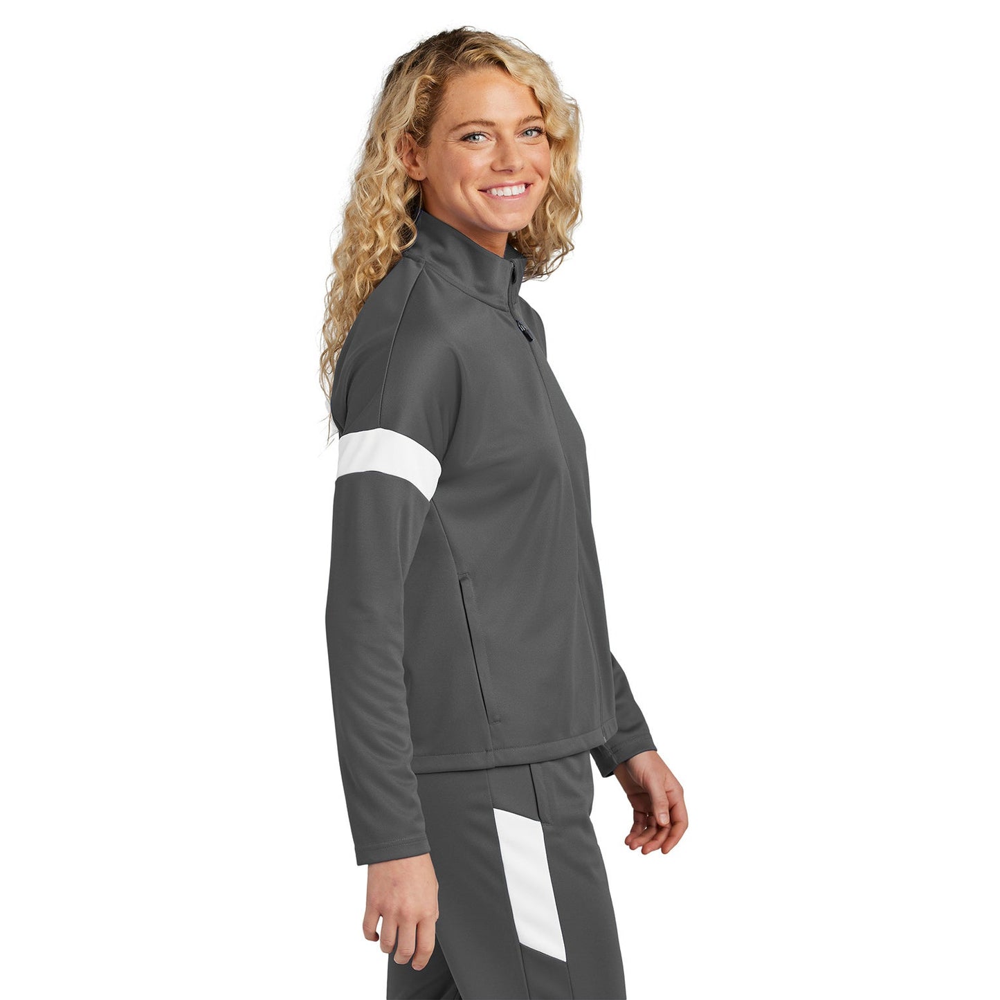 Black Fleece Jacket - Sport-Tek - Moisture-Wicking