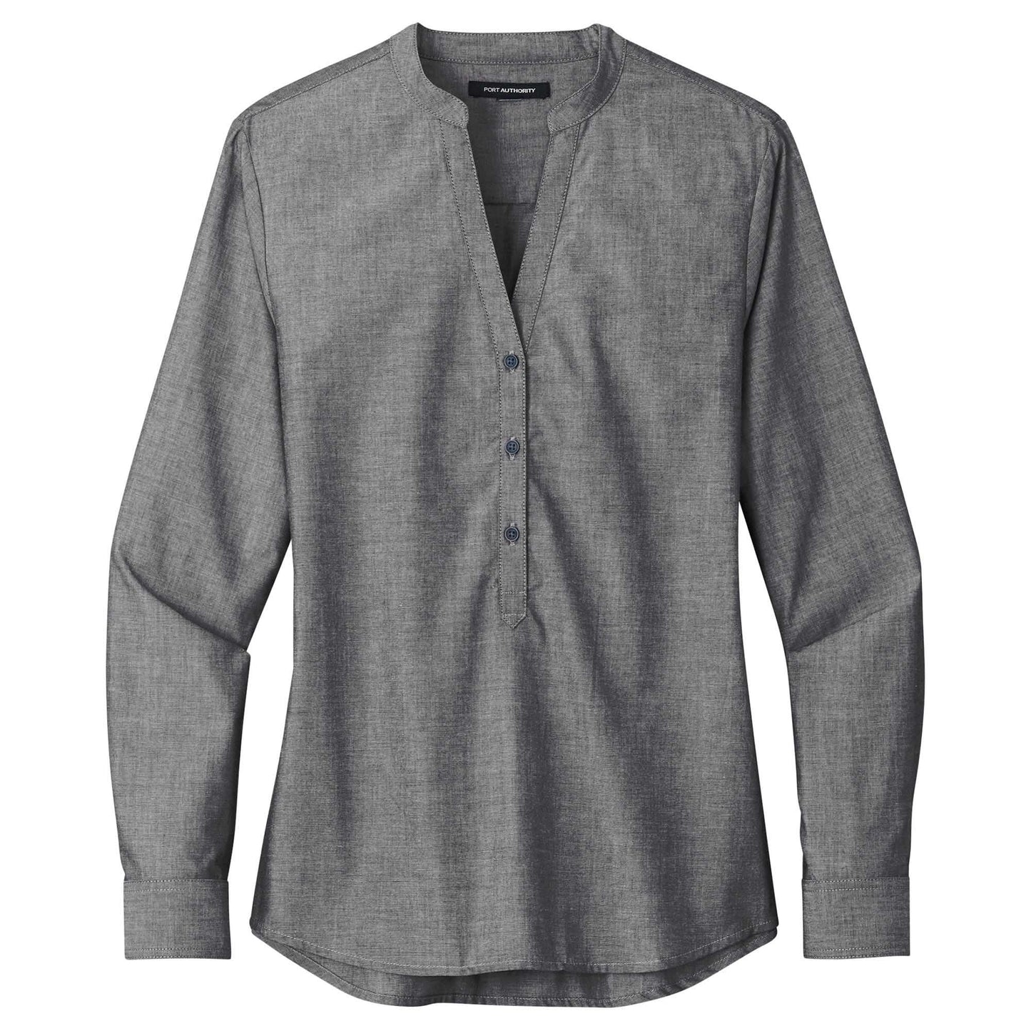 Deep Black Button Up Shirt - Port Authority - Classic Fit