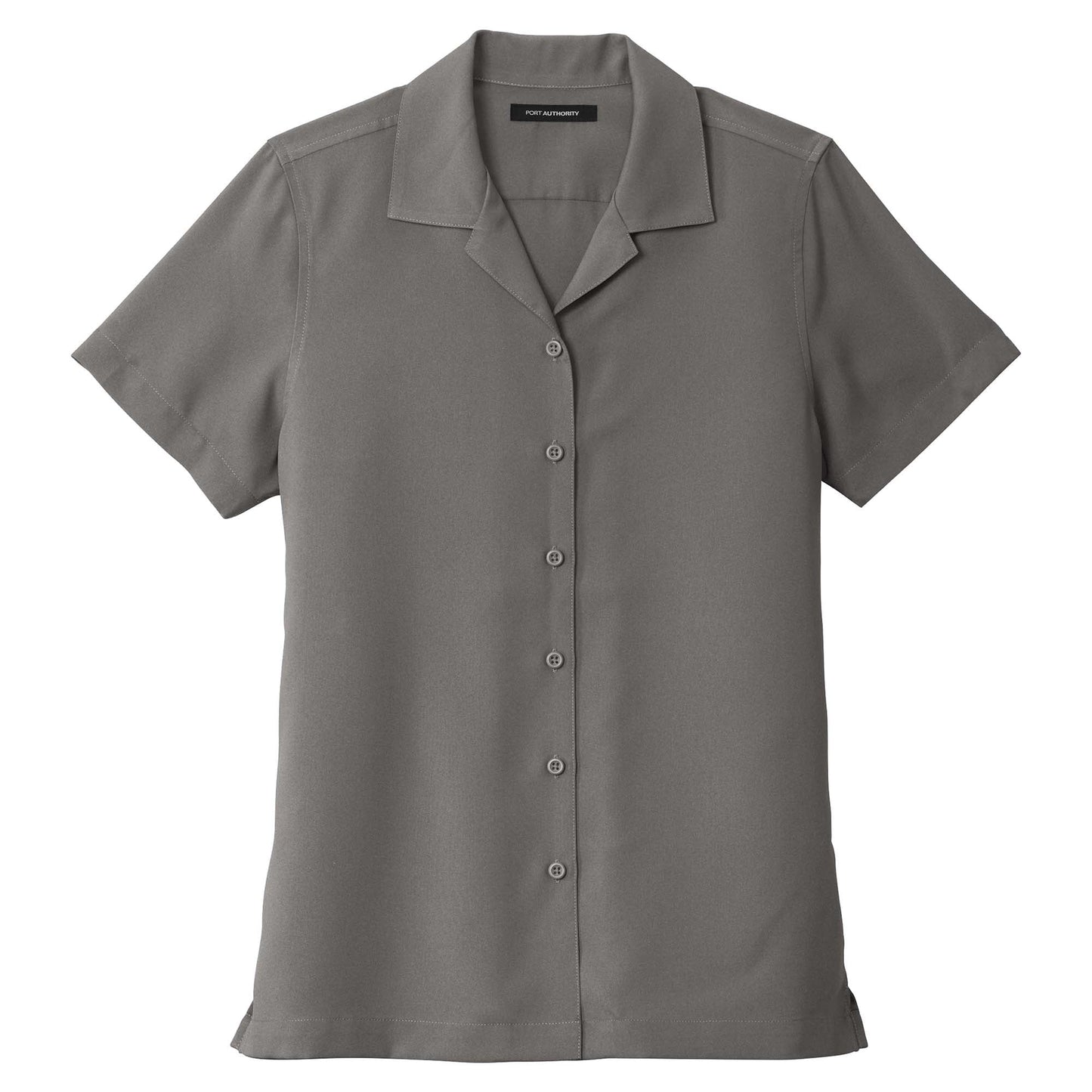 Black Button Up Shirts - Port Authority - Moisture Wicking
