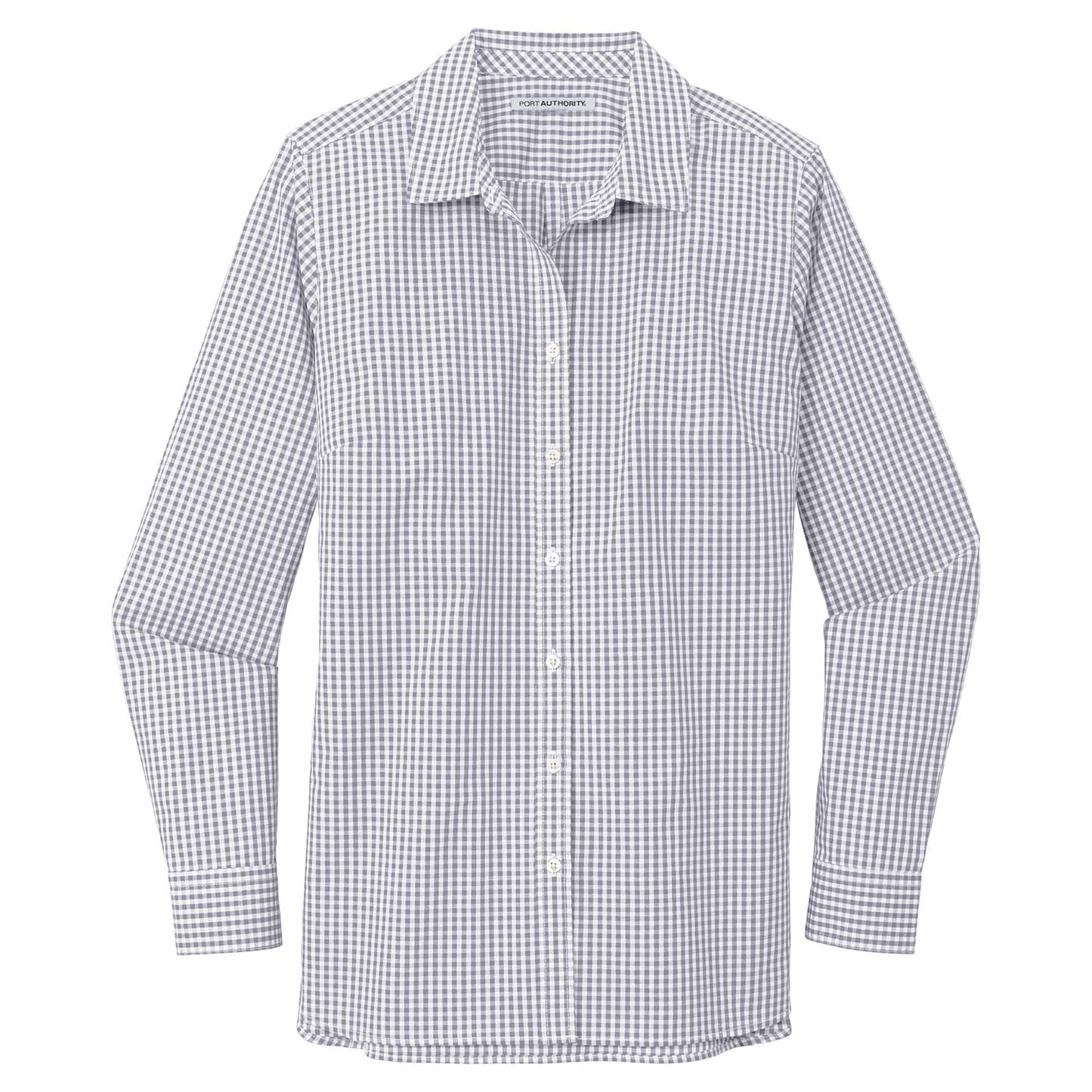 Black/White Button Up Shirt - Port Authority - Easy Care