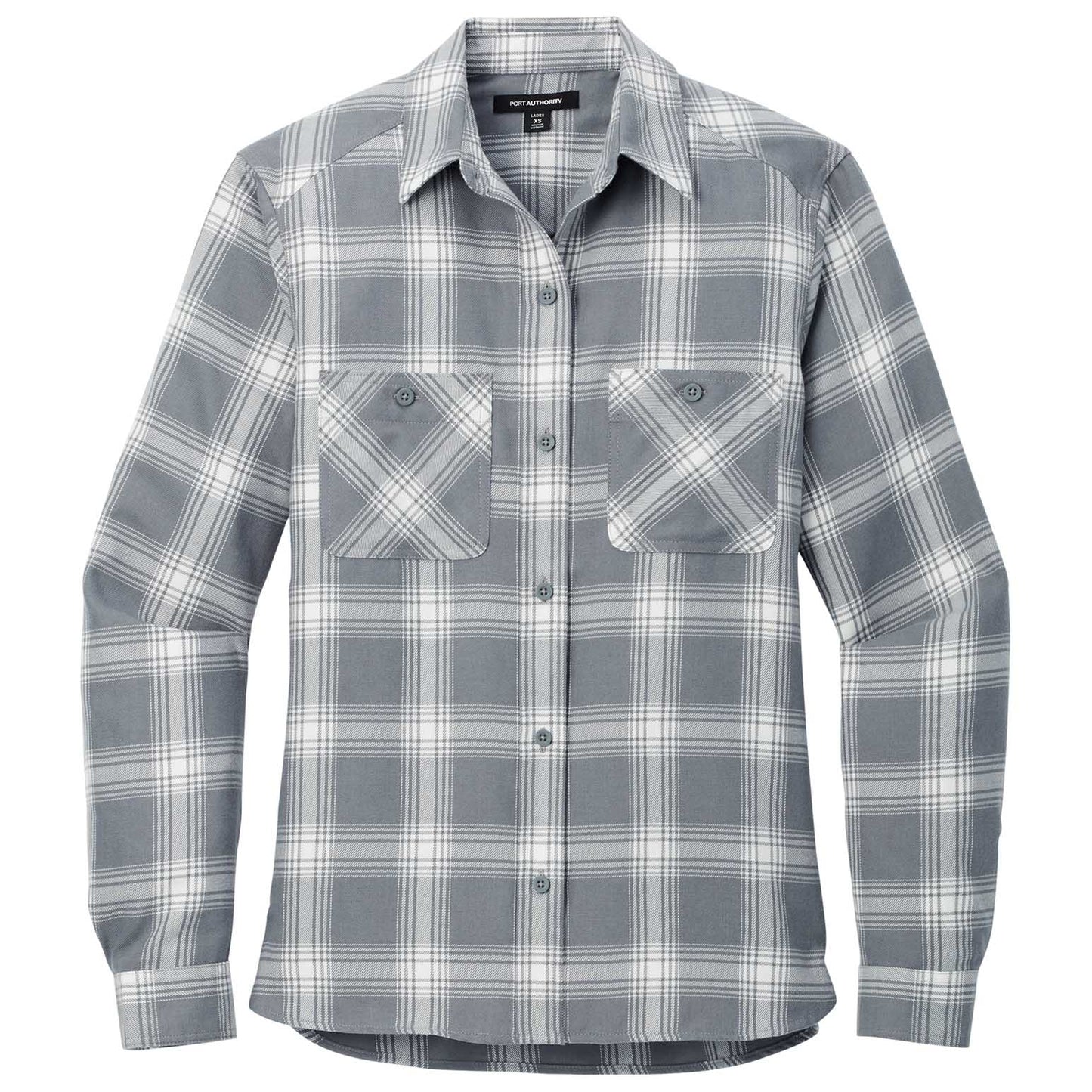 Grey/Black Buffalo Check Shirt - Port Authority - Stylish Fit