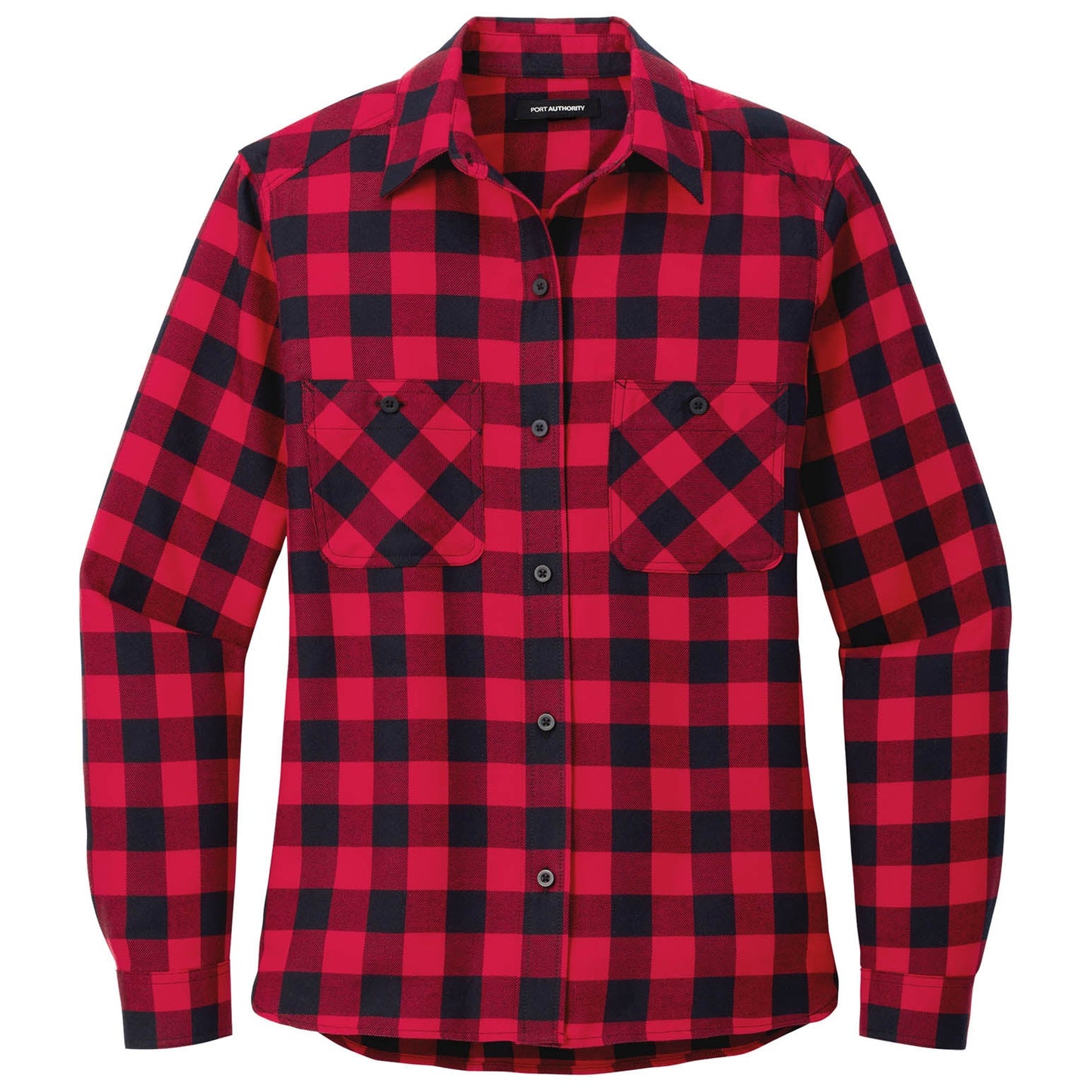 Grey/Black Buffalo Check Shirt - Port Authority - Stylish Fit