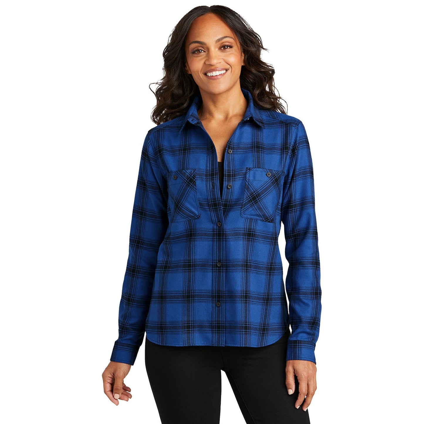 Grey/Black Buffalo Check Shirt - Port Authority - Stylish Fit