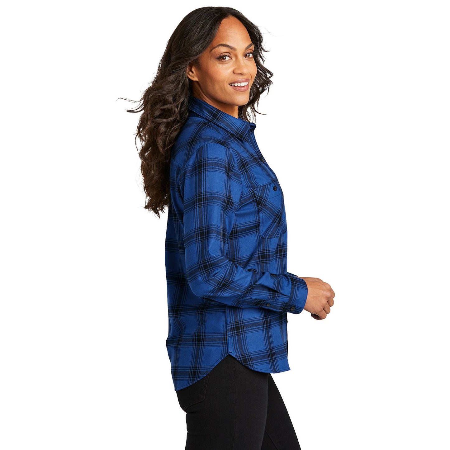 Grey/Black Buffalo Check Shirt - Port Authority - Stylish Fit