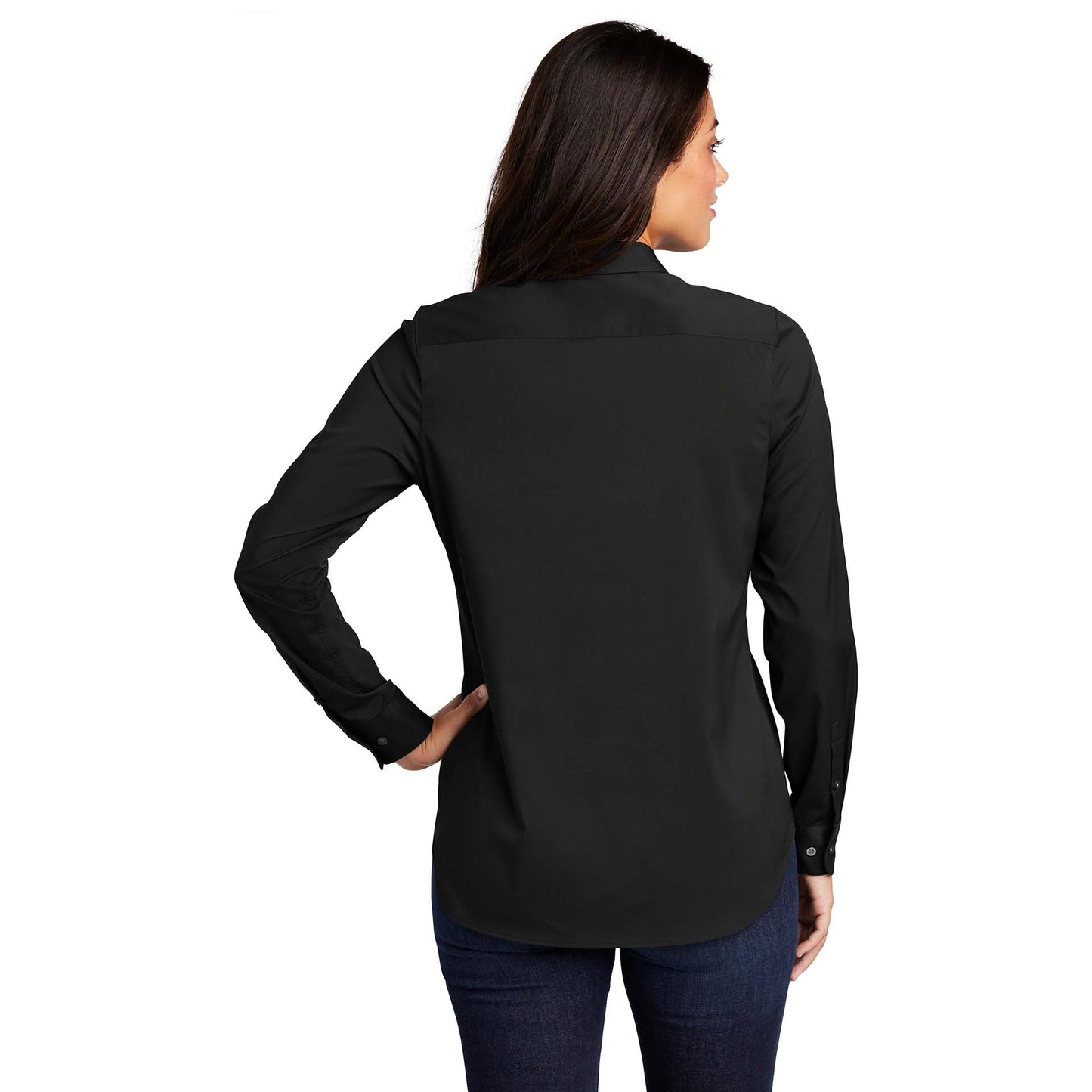 Black Henley Shirts - Port Authority - Stylish Shirt - Comfortable Fit