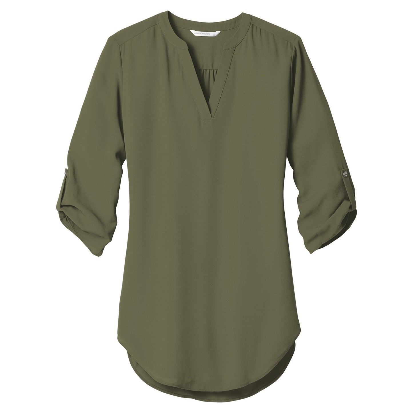 Black Blouses - Stylish Tunic - Port Authority - V-Neck