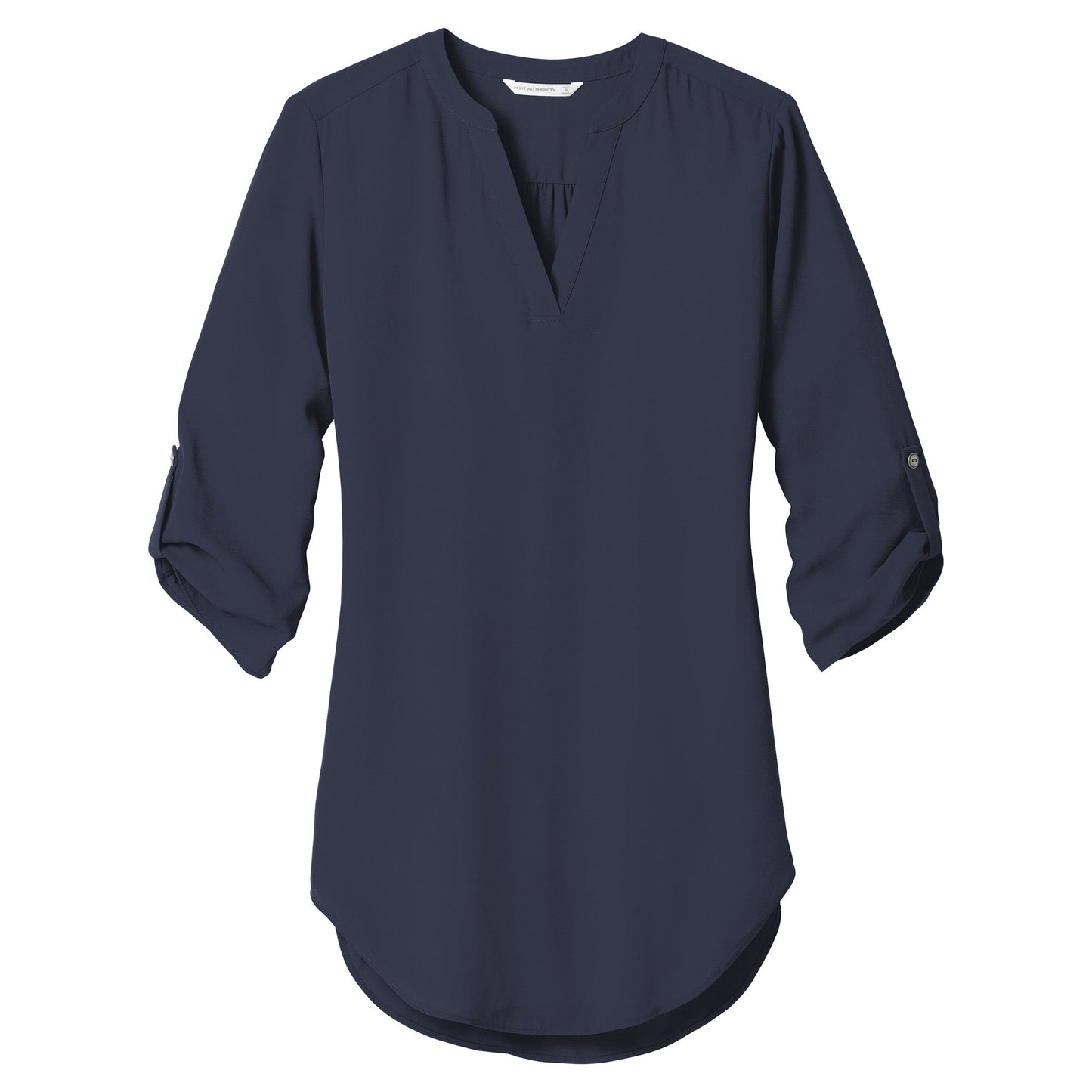 Black Blouses - Stylish Tunic - Port Authority - V-Neck
