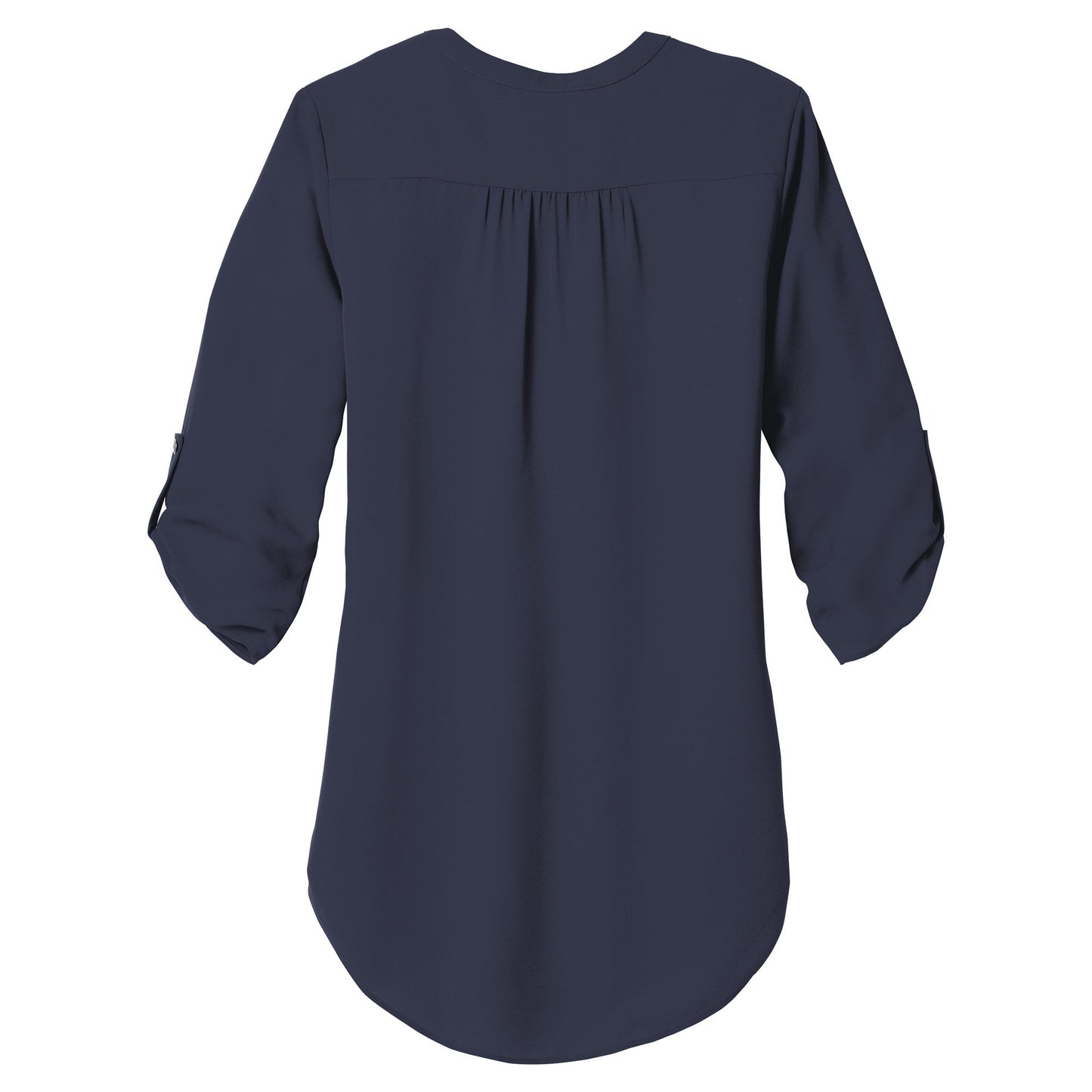 Black Blouses - Stylish Tunic - Port Authority - V-Neck