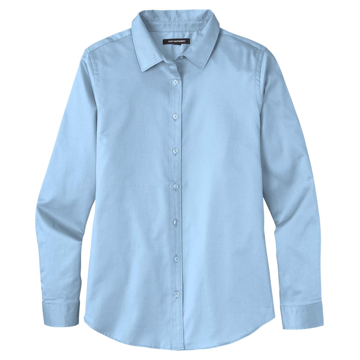 Burgundy Button Up Shirts - Port Authority - Elegant Twill