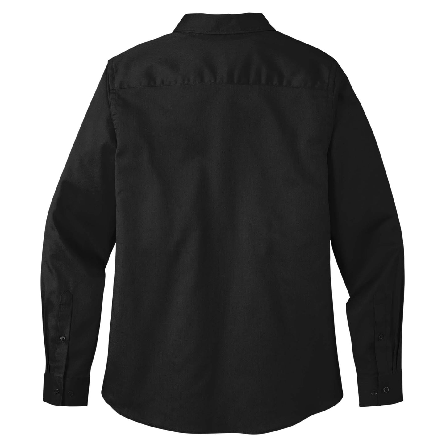 Burgundy Button Up Shirts - Port Authority - Elegant Twill