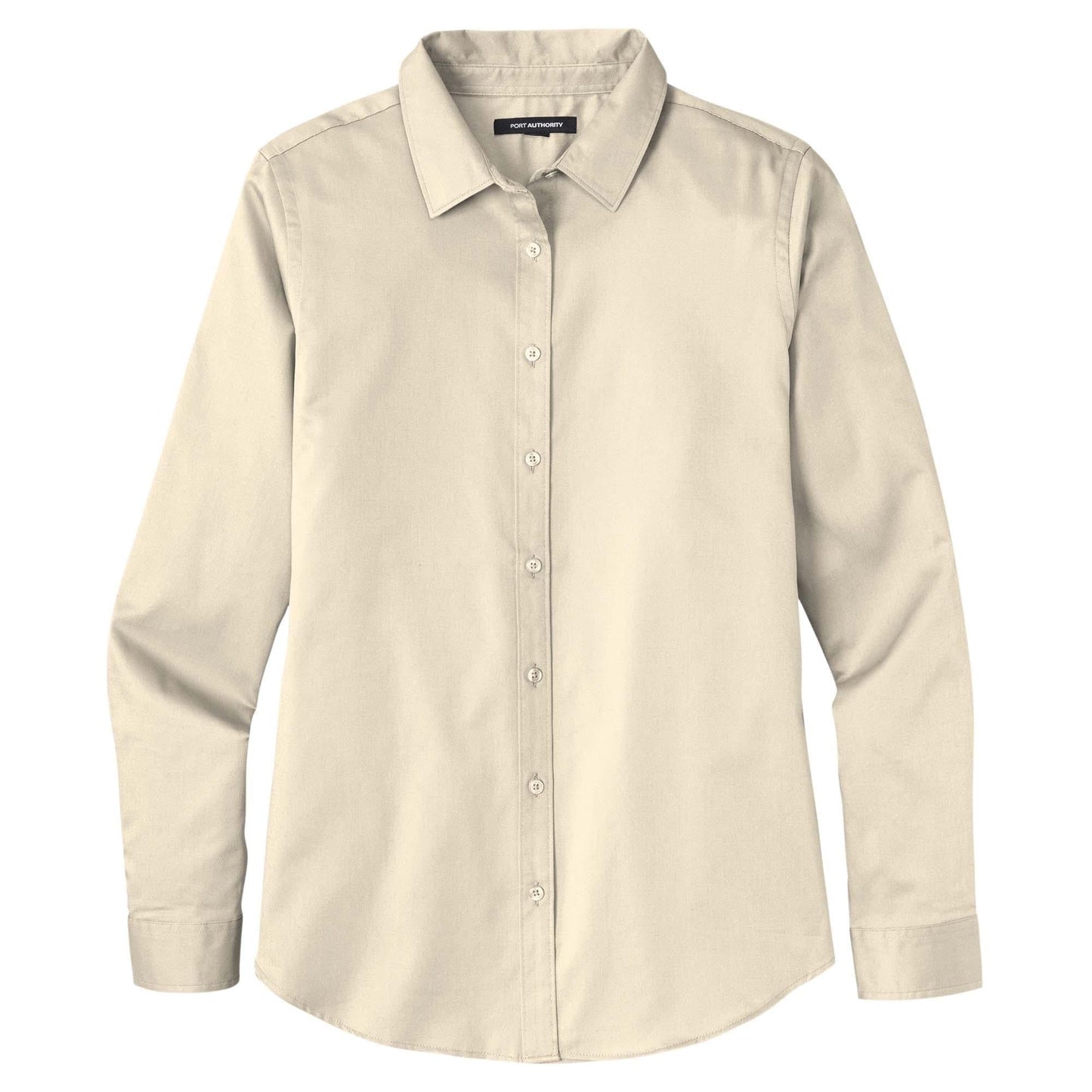 Burgundy Button Up Shirts - Port Authority - Elegant Twill