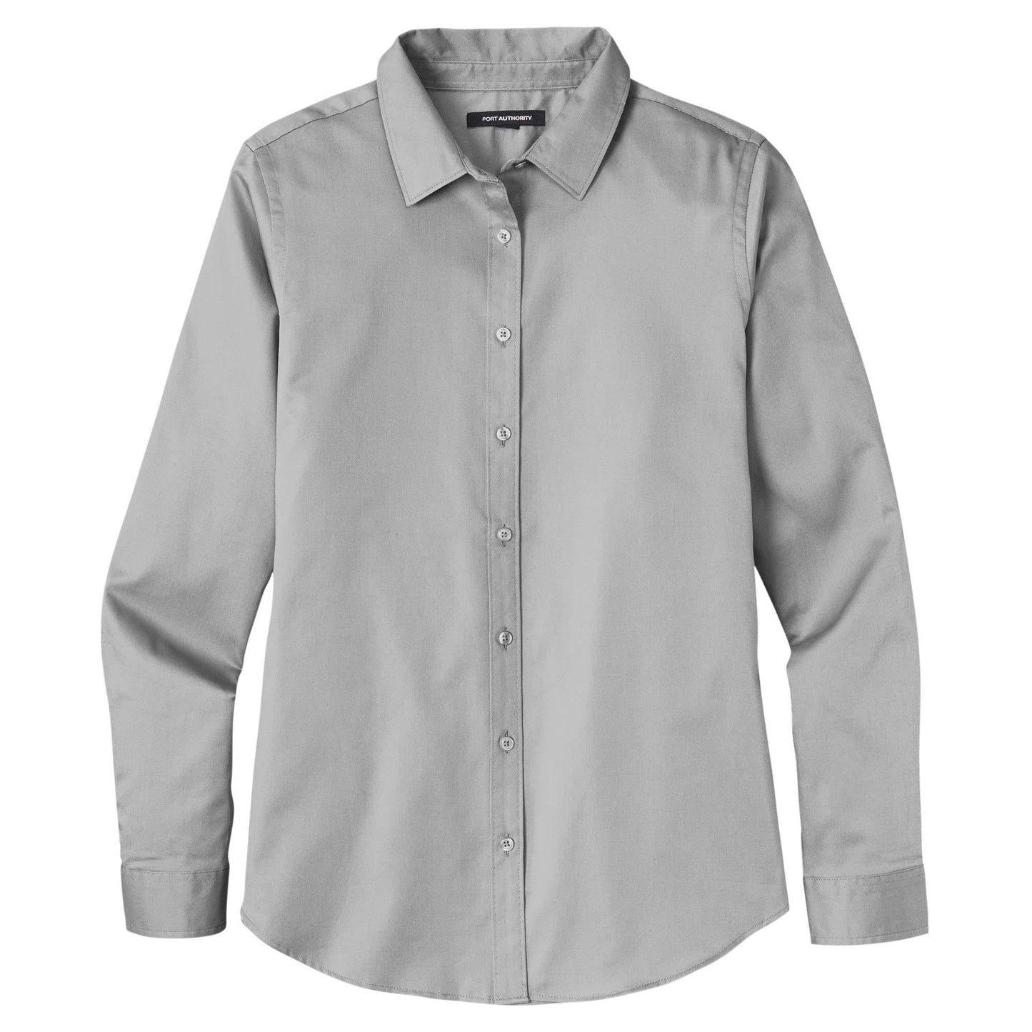 Burgundy Button Up Shirts - Port Authority - Elegant Twill