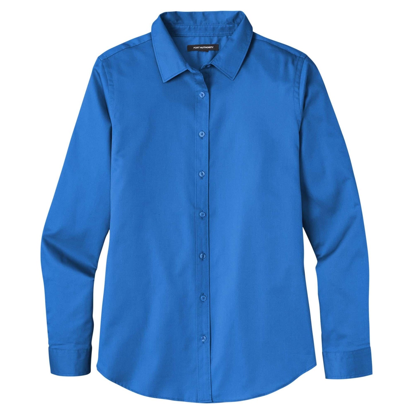 Burgundy Button Up Shirts - Port Authority - Elegant Twill