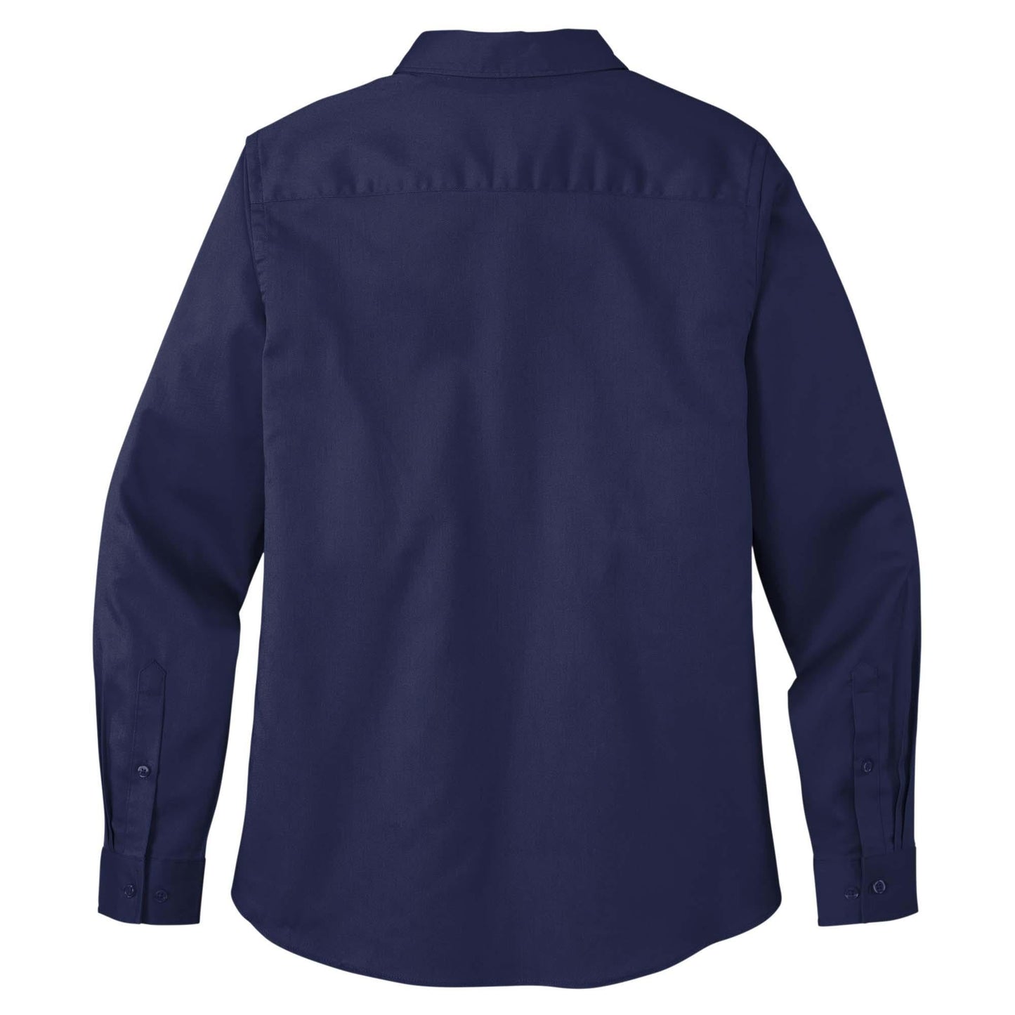 Burgundy Button Up Shirts - Port Authority - Elegant Twill