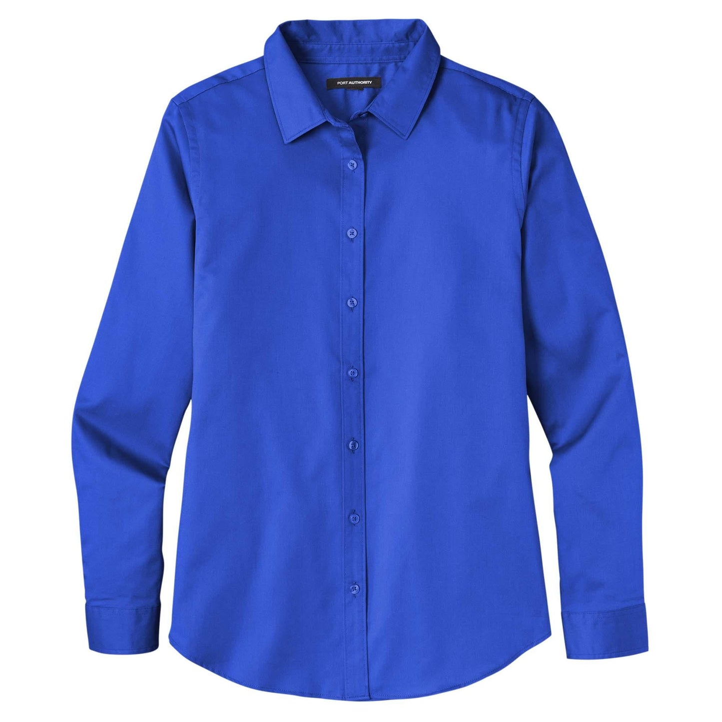 Burgundy Button Up Shirts - Port Authority - Elegant Twill