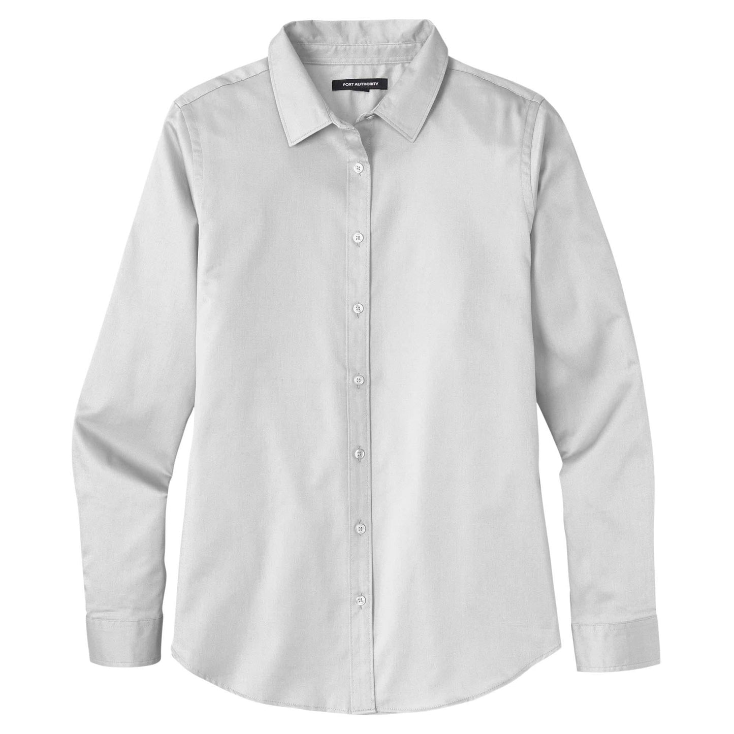 Burgundy Button Up Shirts - Port Authority - Elegant Twill