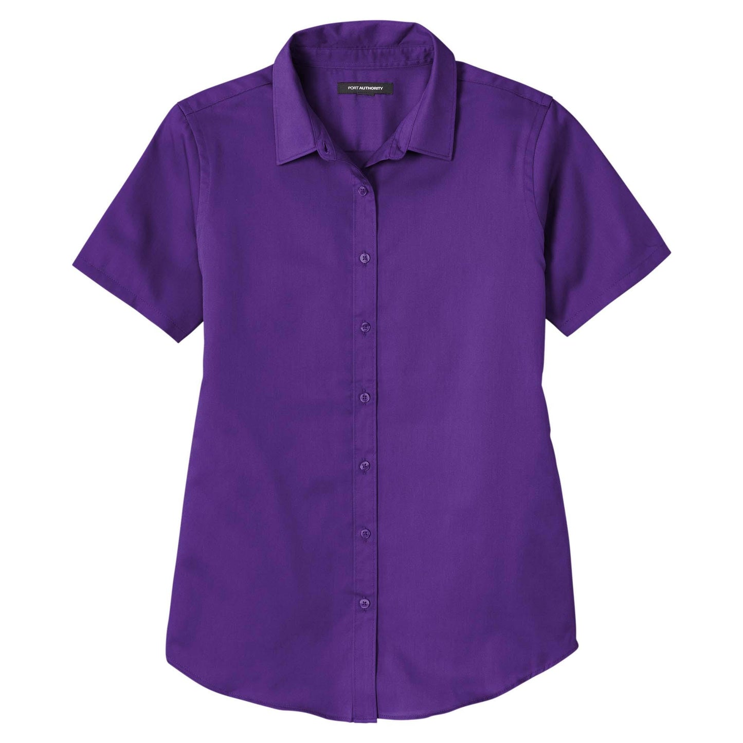 Burgundy Button Up Shirts - Port Authority - Soft Twill