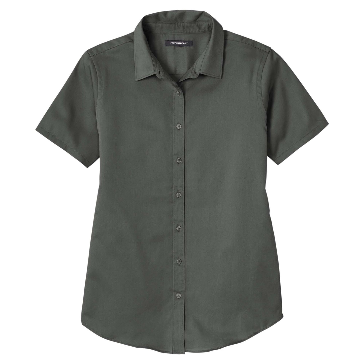 Burgundy Button Up Shirts - Port Authority - Soft Twill