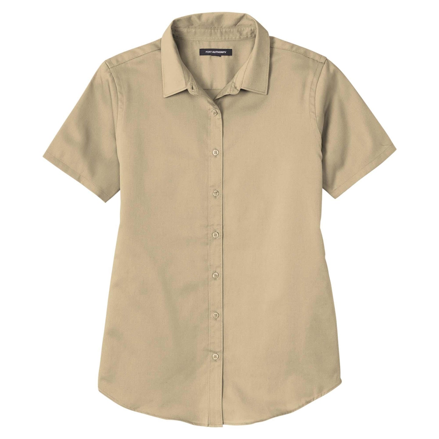 Burgundy Button Up Shirts - Port Authority - Soft Twill