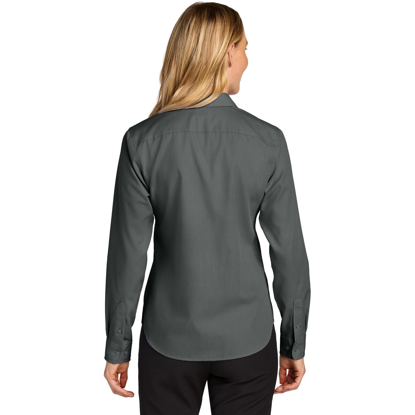 Deep Black Button Up Shirt - Port Authority - Easy Care