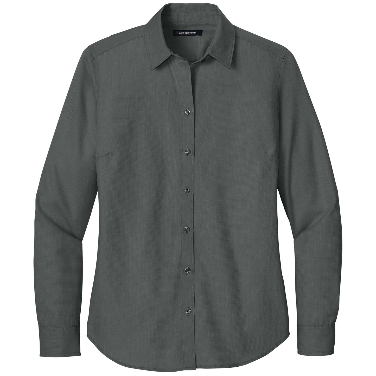 Deep Black Button Up Shirt - Port Authority - Easy Care