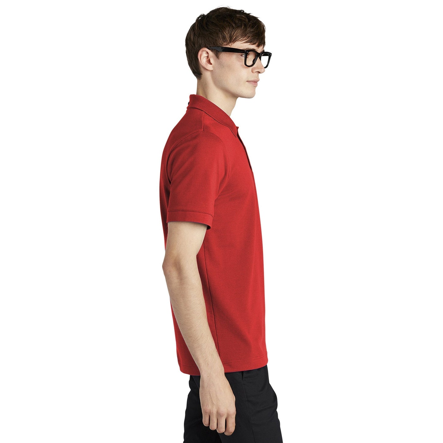 Deep Black Polo Shirt - Mercer+Mettle - Stretch Fabric