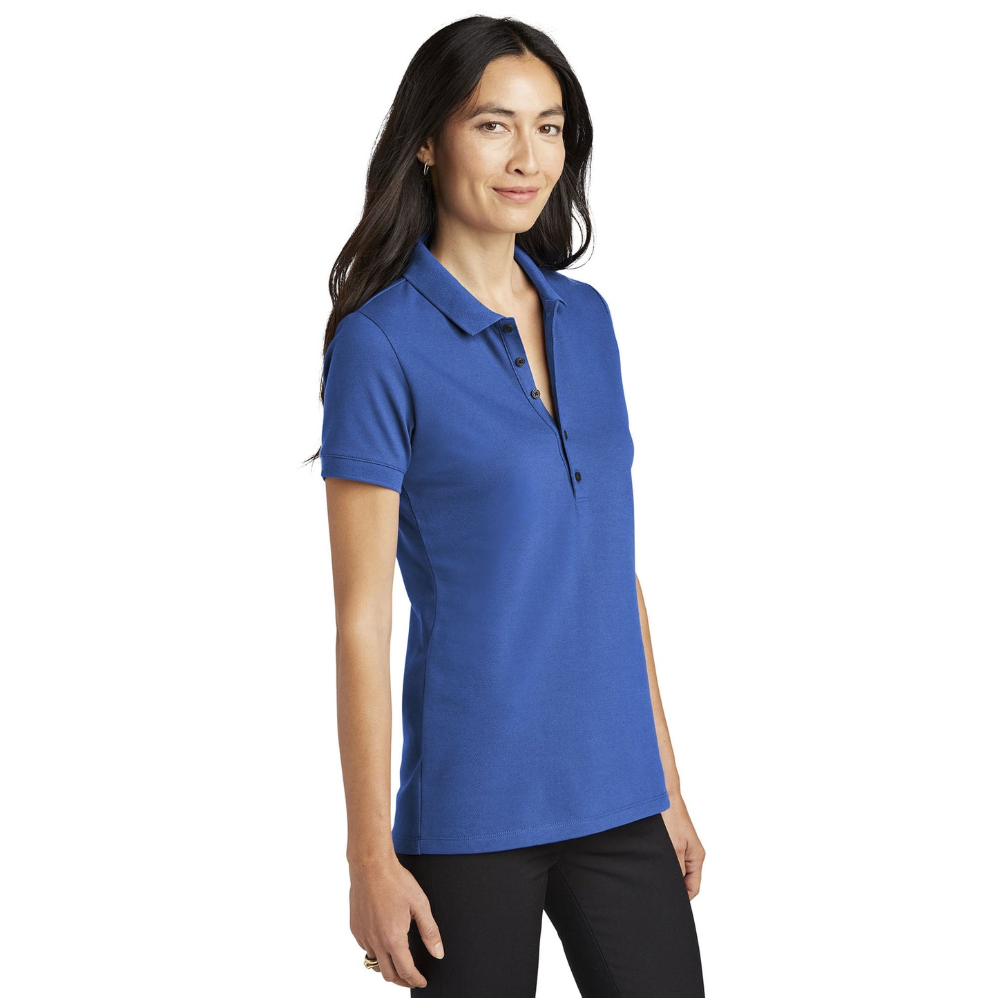 Deep Black Polo - Mercer+Mettle - Stretch Pique