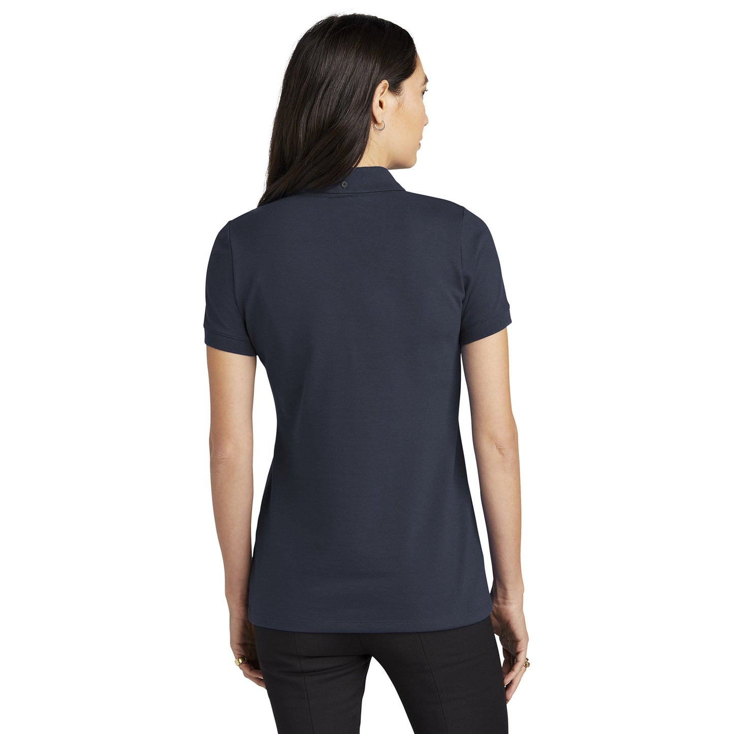 Deep Black Polo - Mercer+Mettle - Stretch Pique