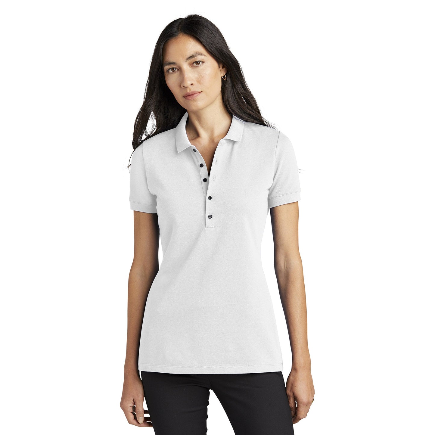Deep Black Polo - Mercer+Mettle - Stretch Pique