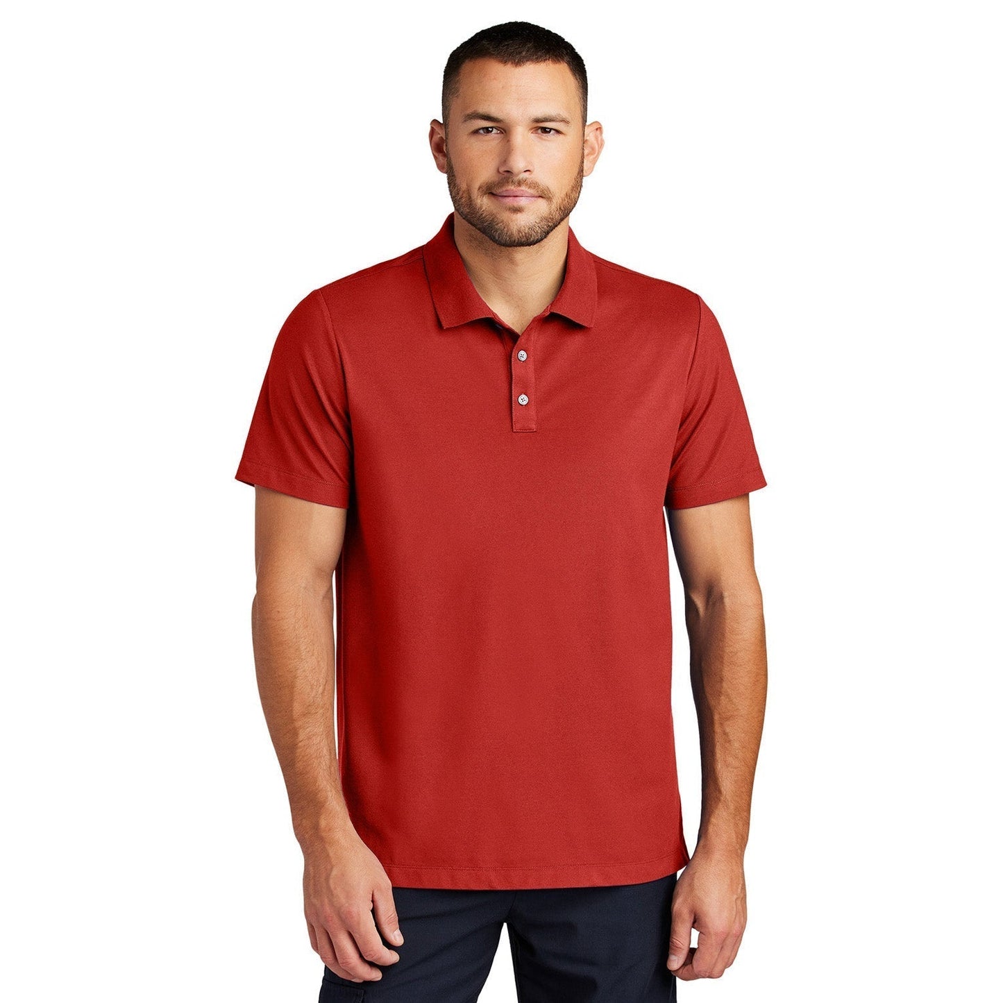 Deep Black Polo Shirt - Mercer+Mettle - Stretch Fabric
