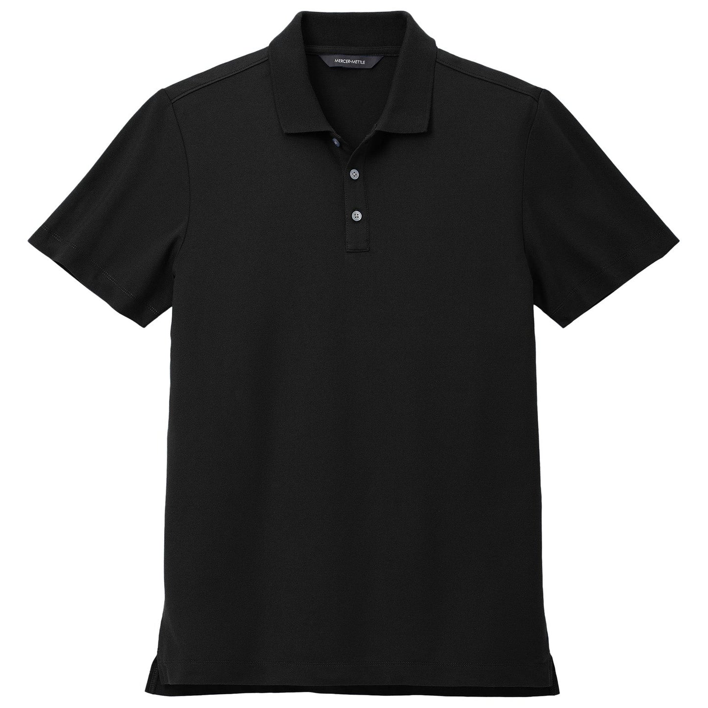 Deep Black Polo Shirt - Mercer+Mettle - Stretch Fabric