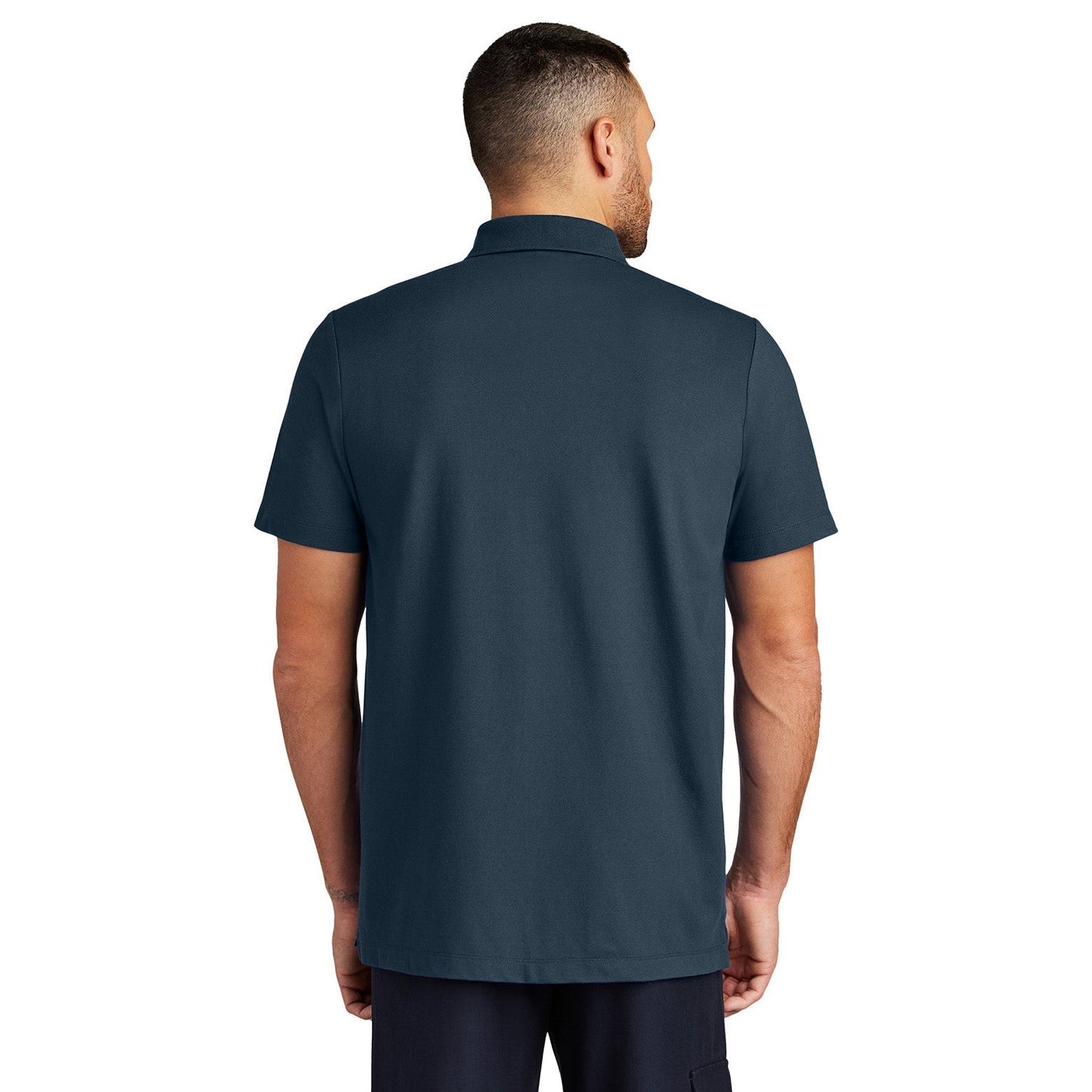 Deep Black Polo Shirt - Mercer+Mettle - Stretch Fabric