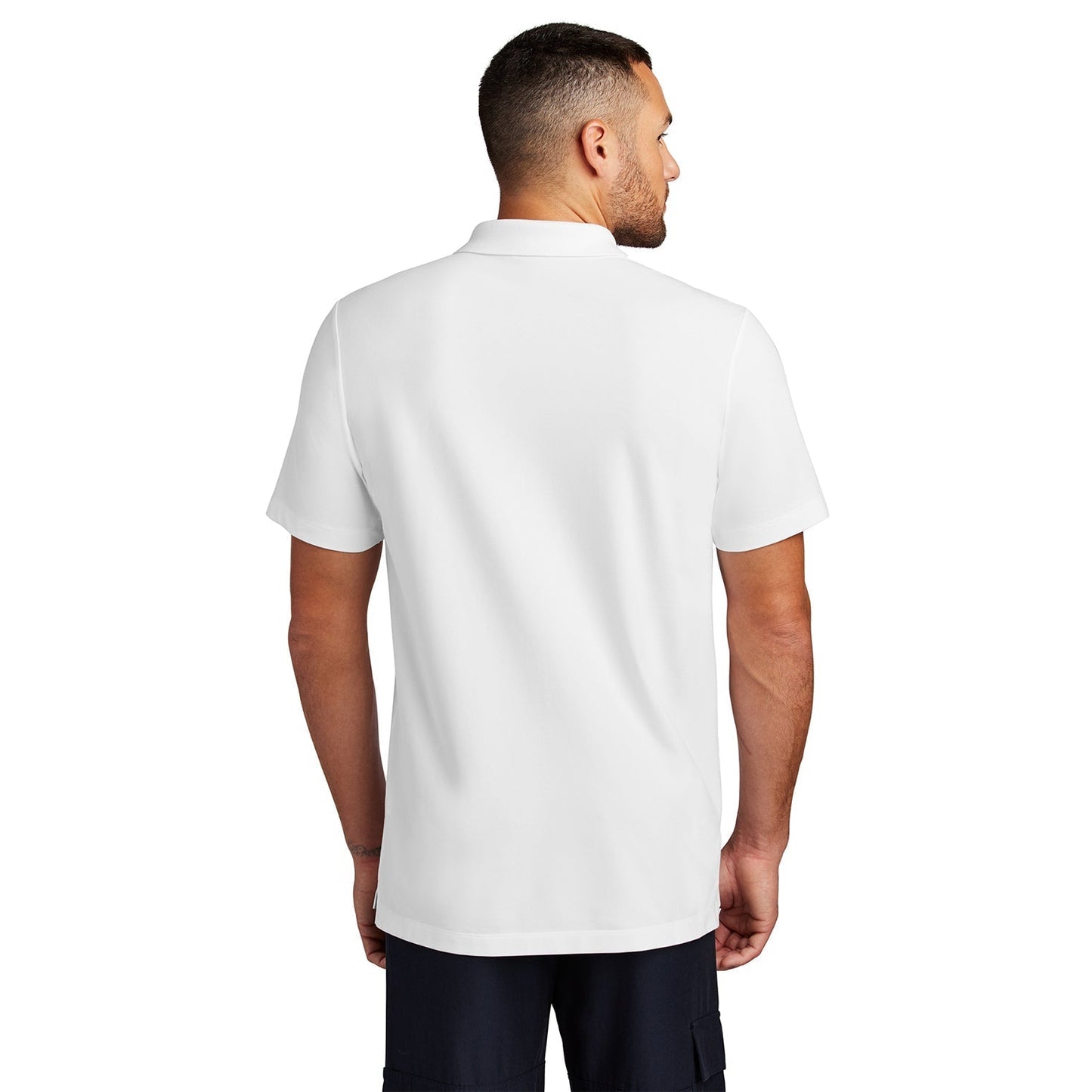 Deep Black Polo Shirt - Mercer+Mettle - Stretch Fabric