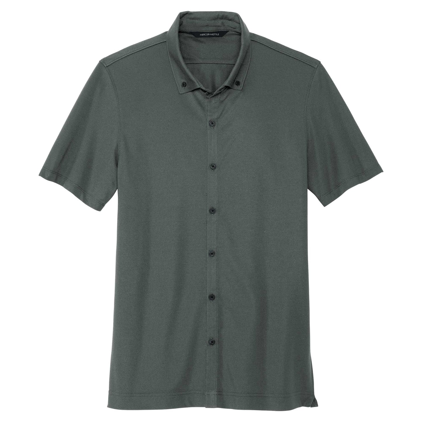 Deep Black Button Up Shirt - Mercer+Mettle - Stylish Fit