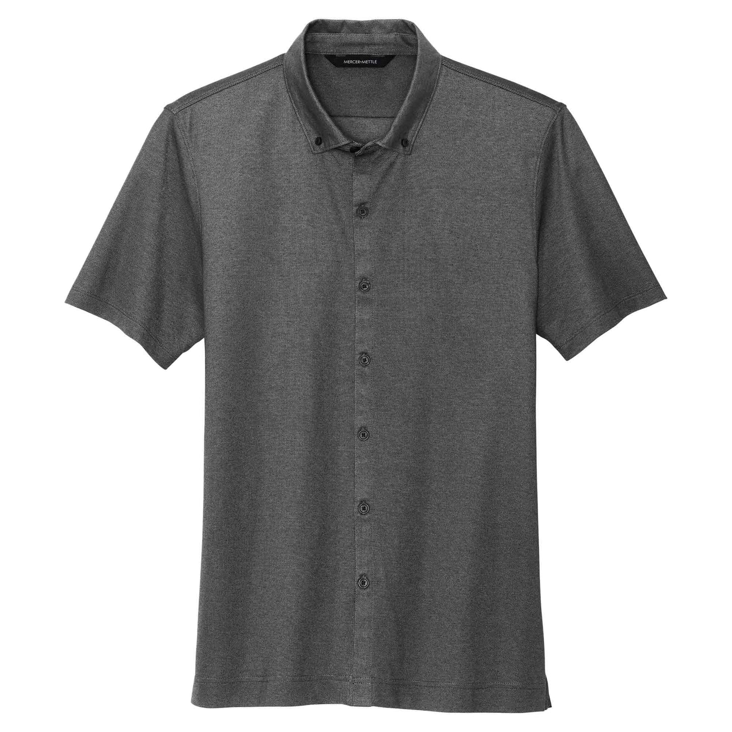 Deep Black Button Up Shirt - Mercer+Mettle - Stylish Fit