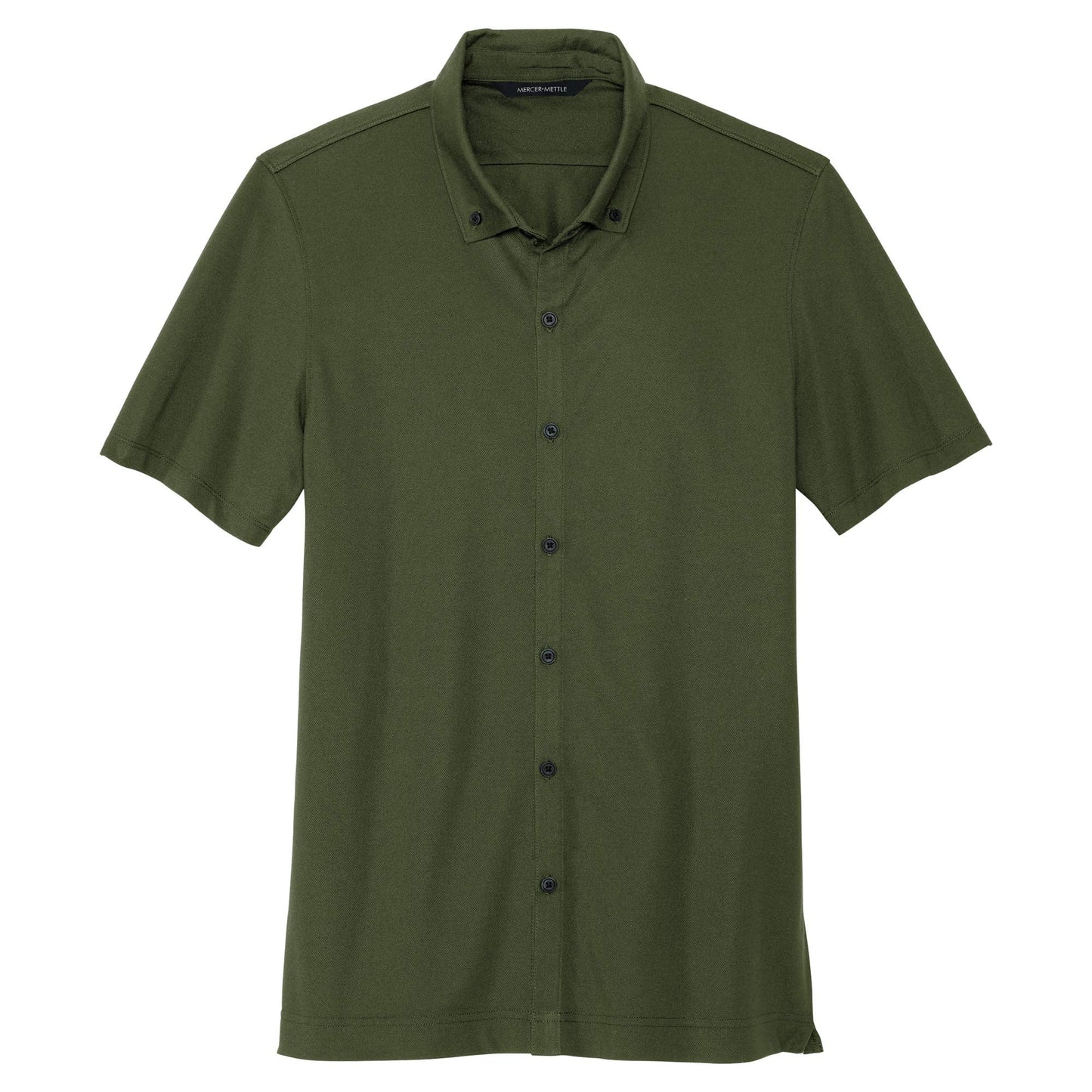 Deep Black Button Up Shirt - Mercer+Mettle - Stylish Fit